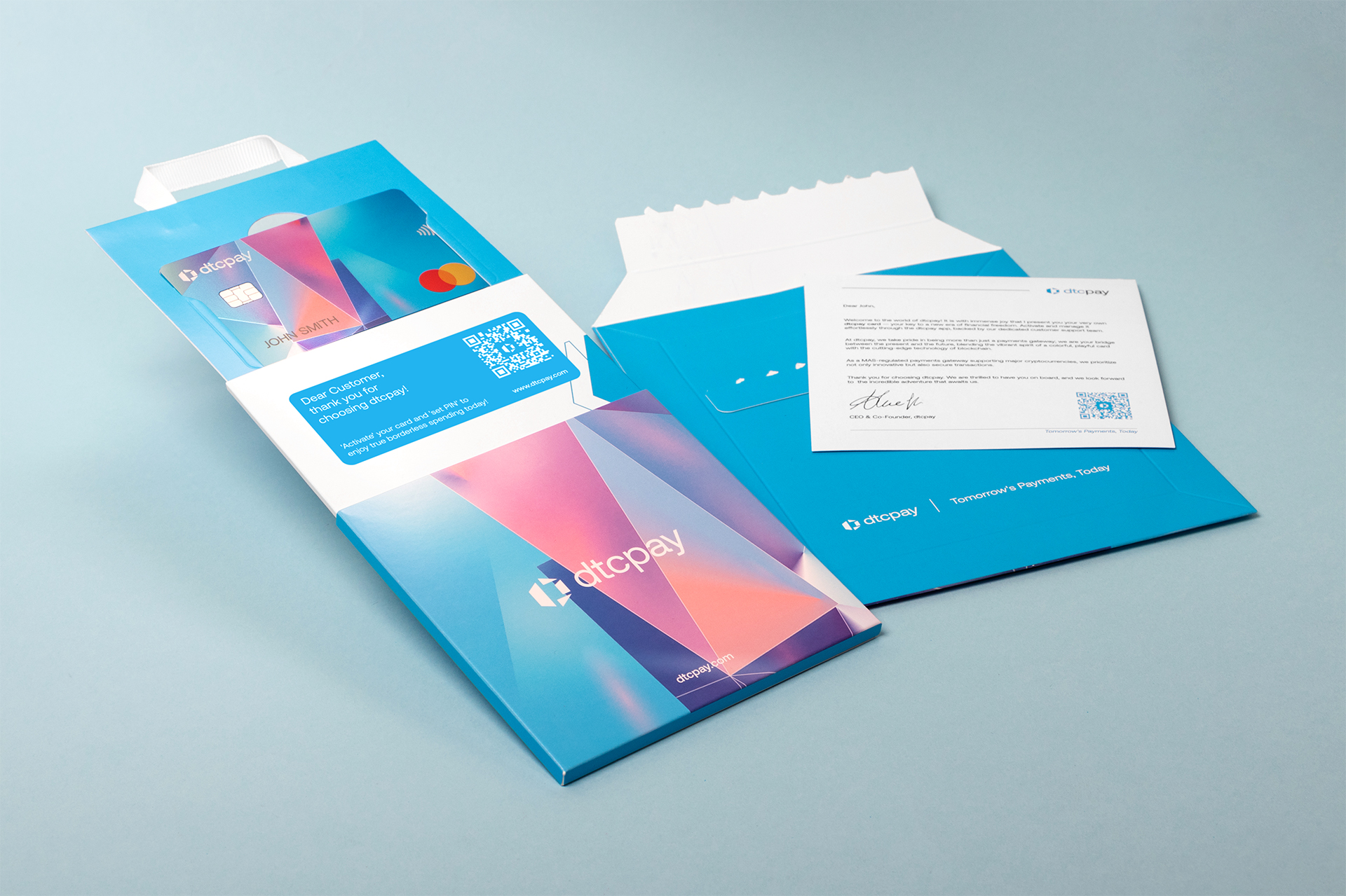dtcpay's Eco-Friendly Payment Card Packaging