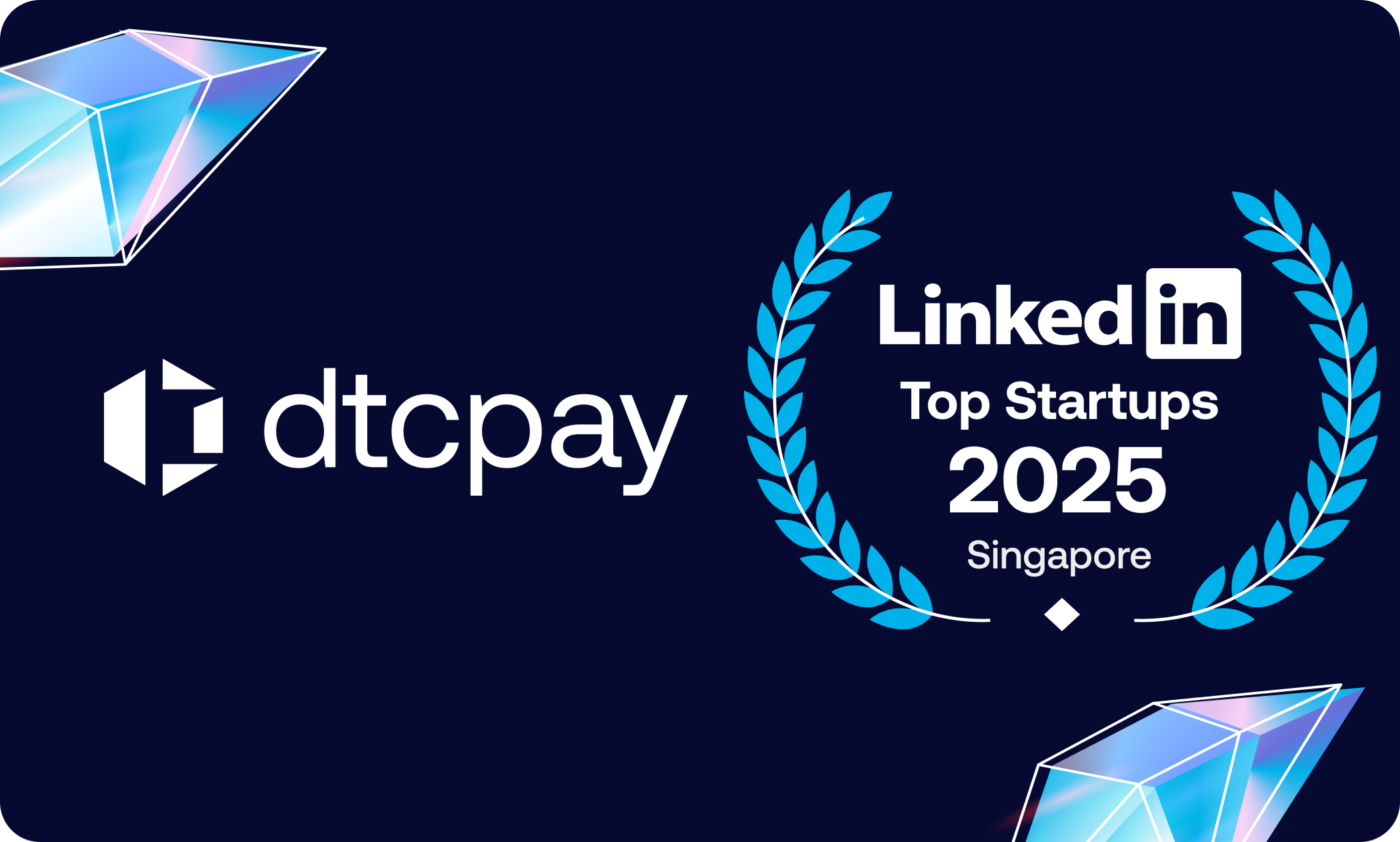 dtcpay Won Linkedin Top Startup in Singapore